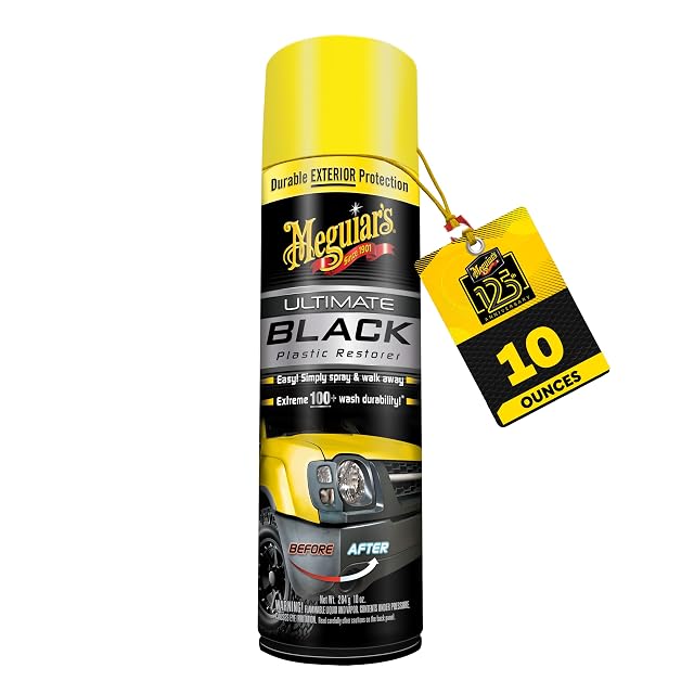 Meguiar's Ultimate Black Plastic Restorer Aerosol