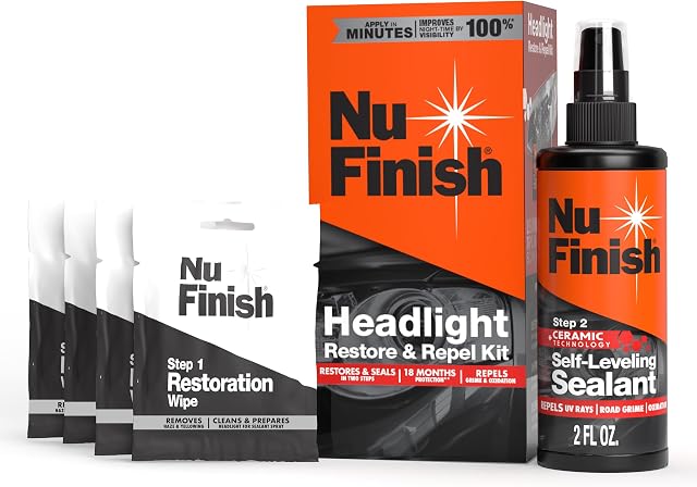 Nu Finish Headlight Restore and Repel Kit