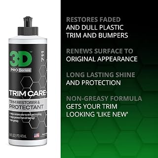 3D Car Care Trim Care Restorer