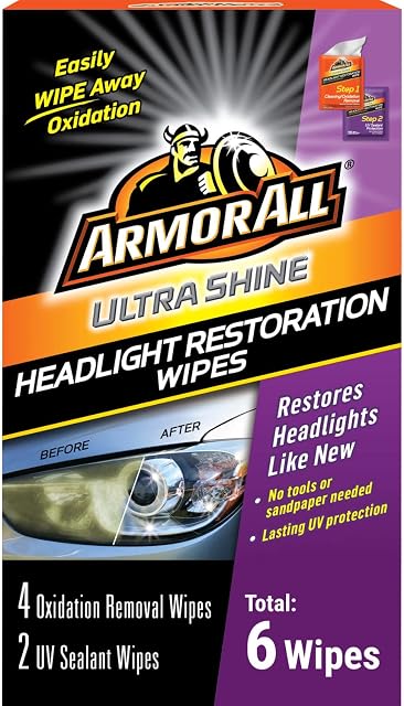 Armor All Ultra Shine Headlight Restoration Wipes