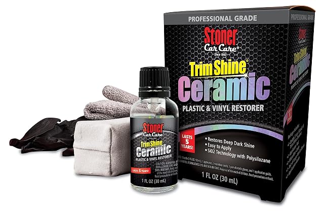 Stoner Trim Shine Ceramic Plastic & Vinyl Restorer Kit