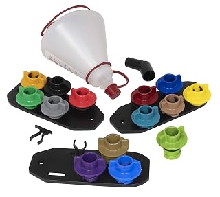 Lisle 19912 Multi-Application Oil Funnel Set, 14-Piece