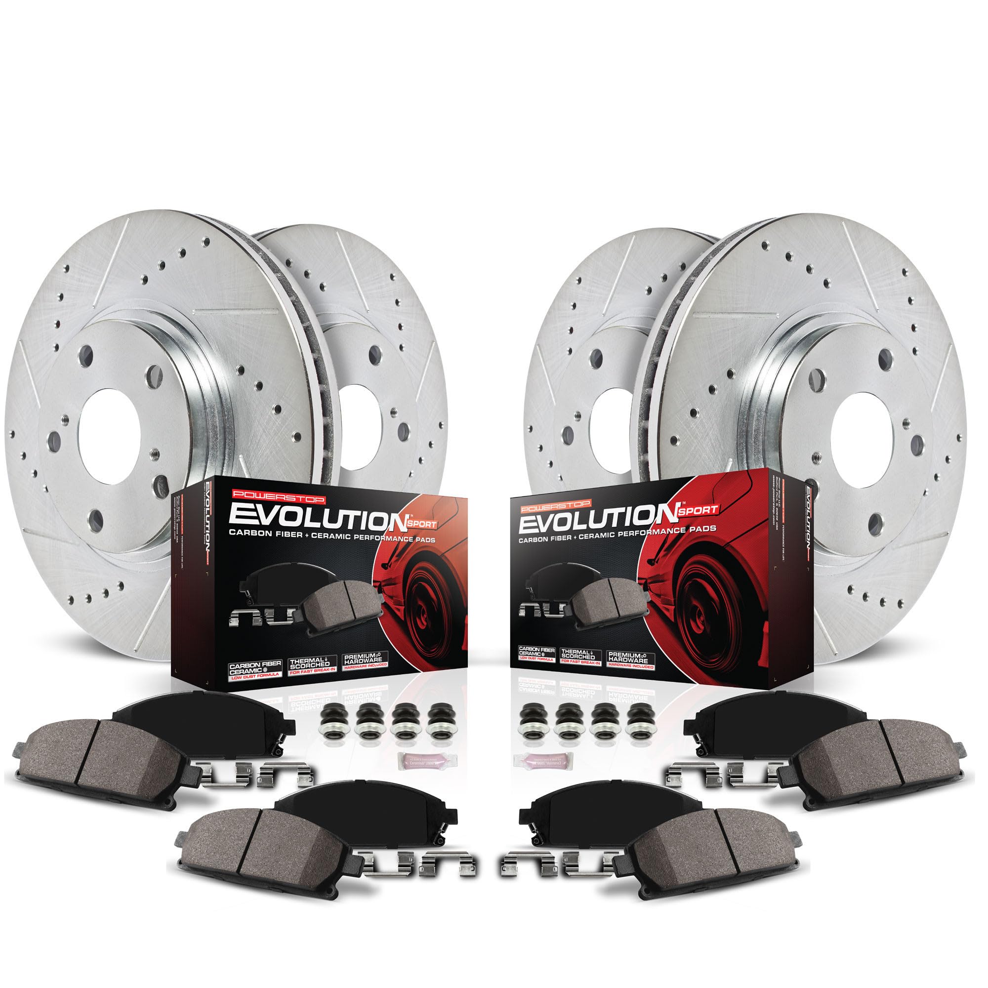 Power Stop Z23 Evolution Sport K8365 Brake Kit (Jetta)