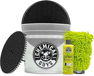 Chemical Guys Ultimate Scratch-Free Detailing Car Wash Bucket Kit (HOL133)