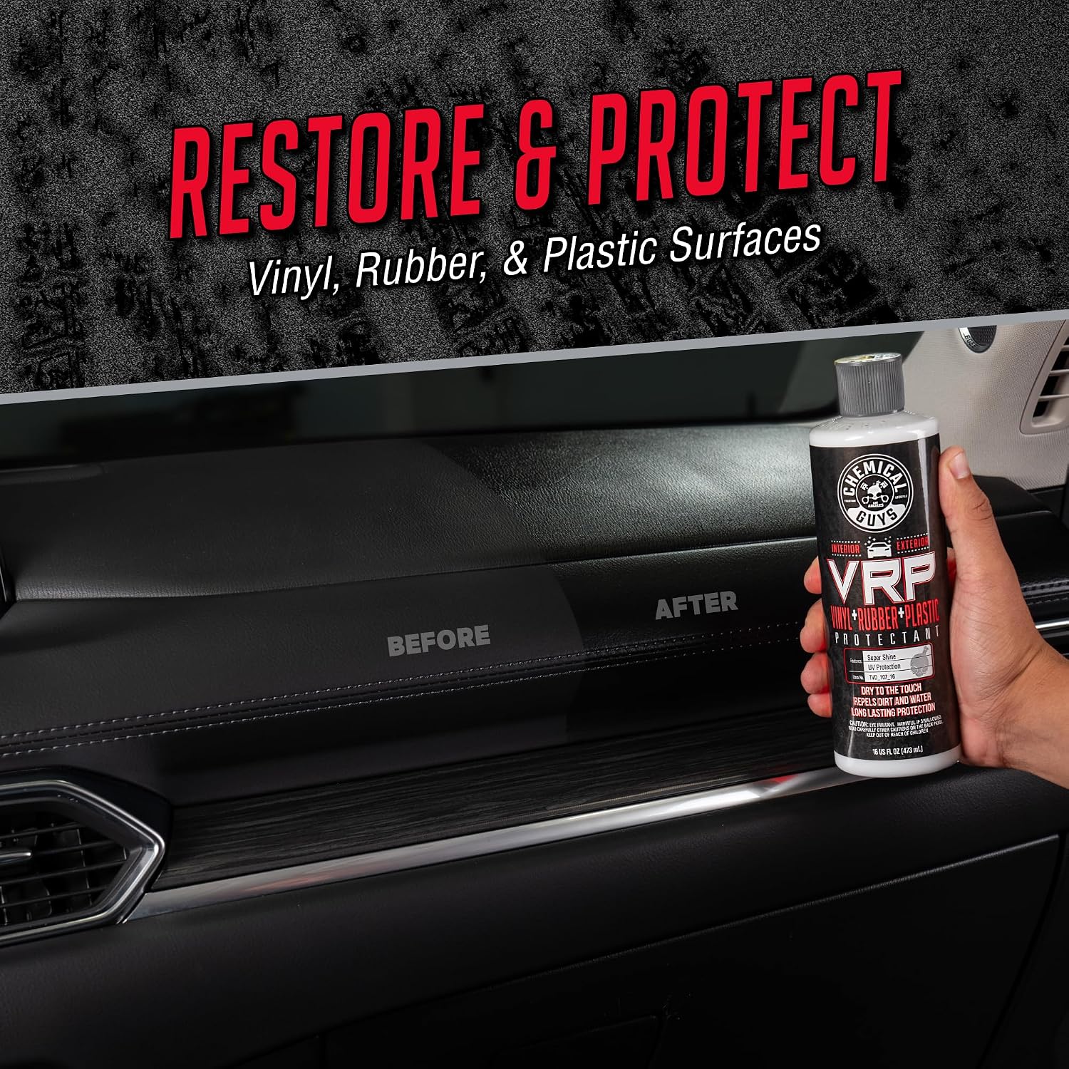 Chemical Guys VRP Vinyl, Rubber, and Plastic Dressing