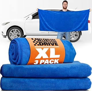 Relentless Drive Neighbor's Envy XL Microfiber Drying Towels (3-Pack)