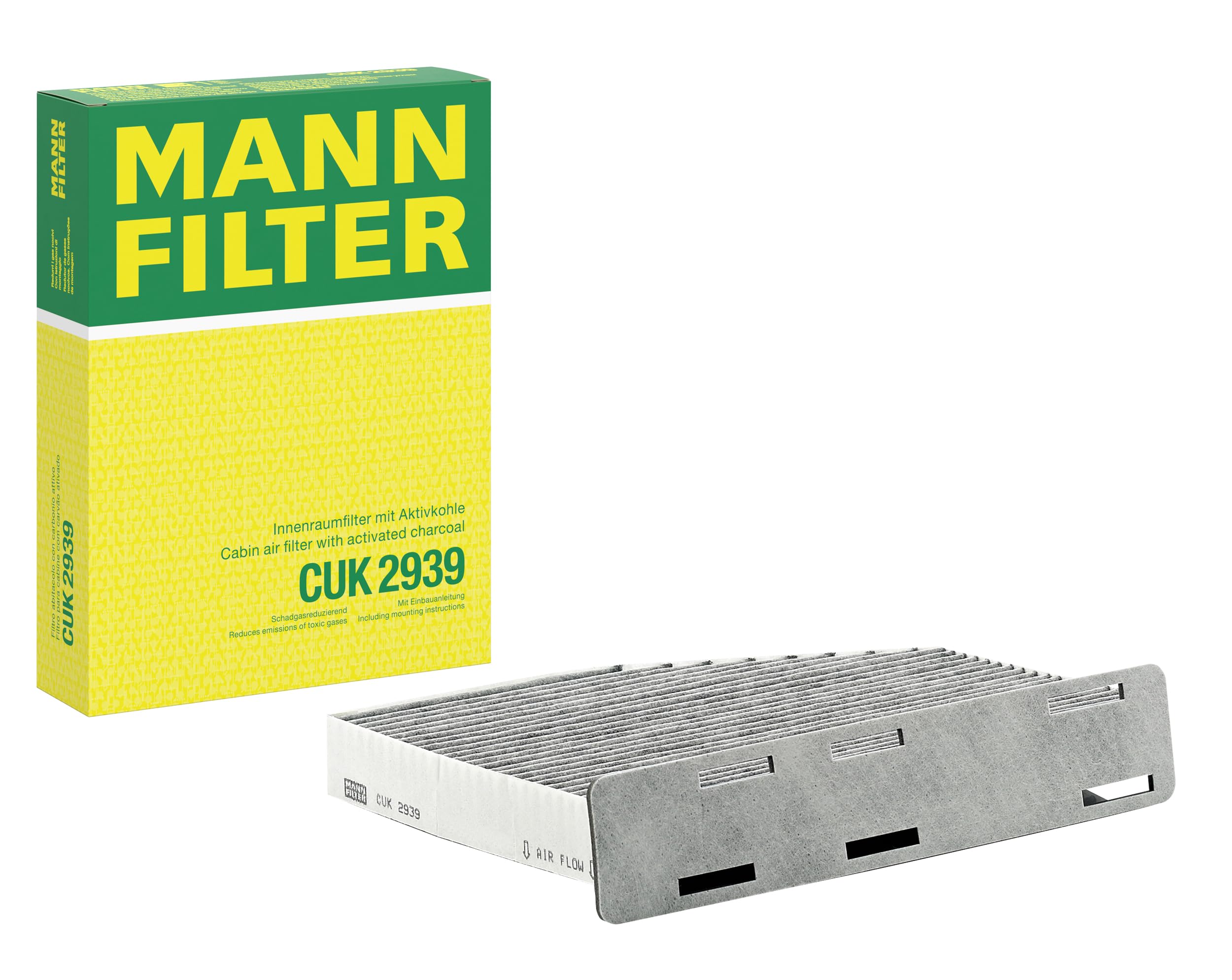 Mann-Filter CUK 2939 Cabin Filter With Activated Charcoal