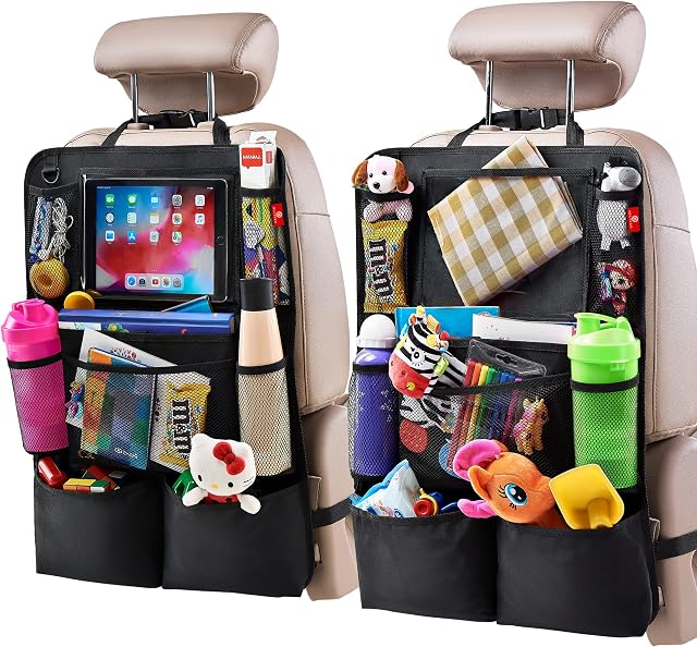 Helteko Backseat Car Organizer Kick Mats (2-Pack)