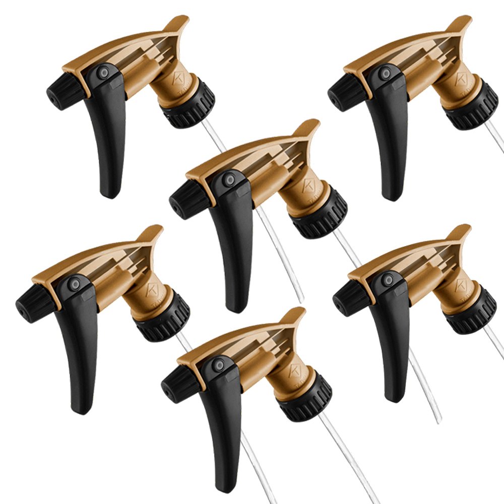 Discount Car Care Products 320ARS Black & Gold Acid Resistant Trigger Sprayer (6-Pack)