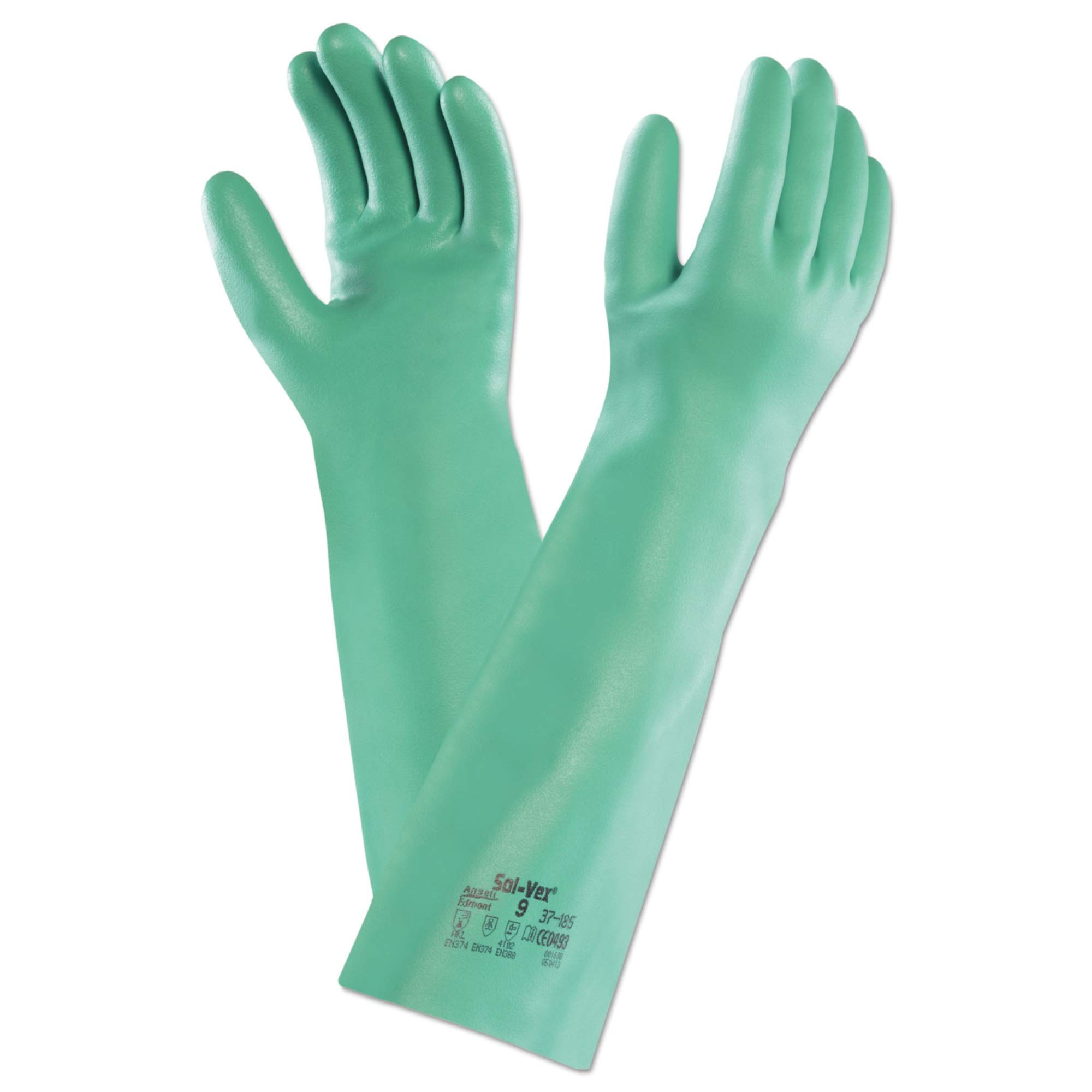 Ansell AlphaTec Solvex 37-185 Chemical-Resistant Gloves