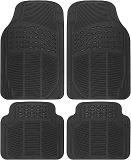 BDK Floor Mats, 4-Piece All-Weather Car Mat with Universal Fit Design