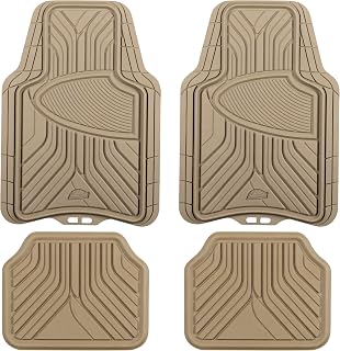 Armor All 78848 4 Piece All Season Floor Mat (Tan)
