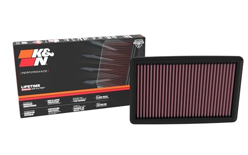 K&N 33-5139 High-Flow Original Lifetime Engine Air Filter
