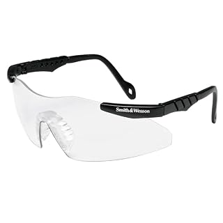 Smith & Wesson Magnum 3G Safety Eyewear (Clear Lens, Black Frame)