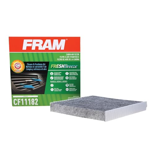 FRAM Fresh Breeze Cabin Air Filter with Arm & Hammer Baking Soda, CF11182