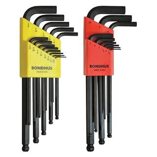 Bondhus 20199 Ball-End Hex Key Set · Metric + SAE (22-Piece)