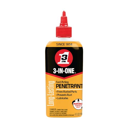 3-IN-ONE Fast-Acting Penetrant Drip Oil (4 oz, Marksman Twist Spout)