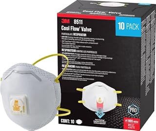 3M 8511 N95 Particulate Respirator with Cool Flow Valve
