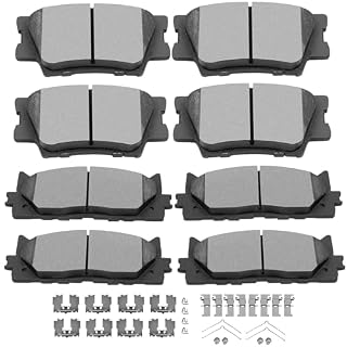 SCITOO Ceramic Front Rear Disc Brake Pad Set