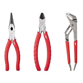 Milwaukee Pliers Set Alloy Steel 3-Piece