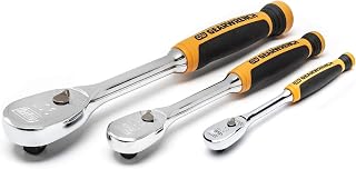 GEARWRENCH 81207T 90-Tooth Cushion Grip 3-Piece Ratchet Set