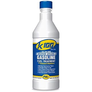 K-100 All-In-One Marine Grade Gasoline Fuel Treatment with Enhanced Stabilizers