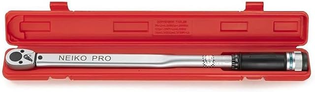 Neiko PRO 03709B 1/2-Inch Drive Adjustable Click Torque Wrench (50-250 ft-lb)
