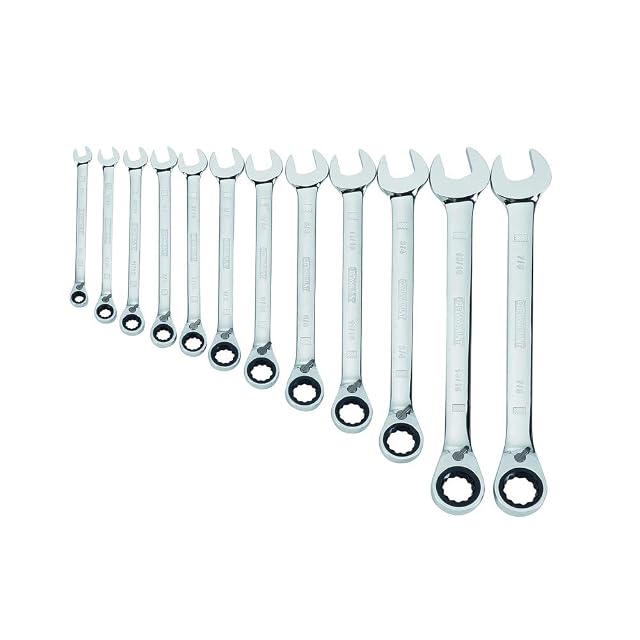 DEWALT DWMT19230 12-Piece Metric Ratcheting Wrench Set