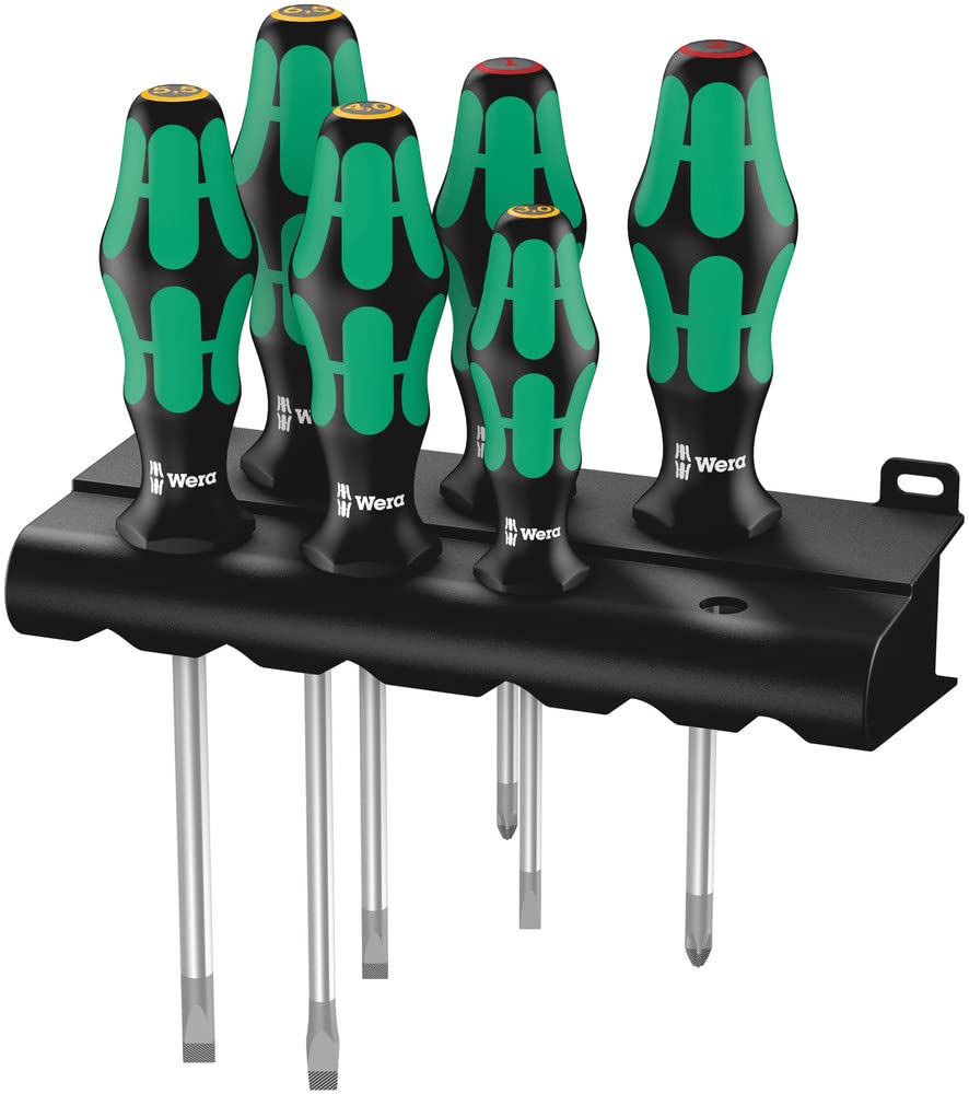 Wera Kraftform Plus 334/6 Lasertip Rack Screwdriver Set