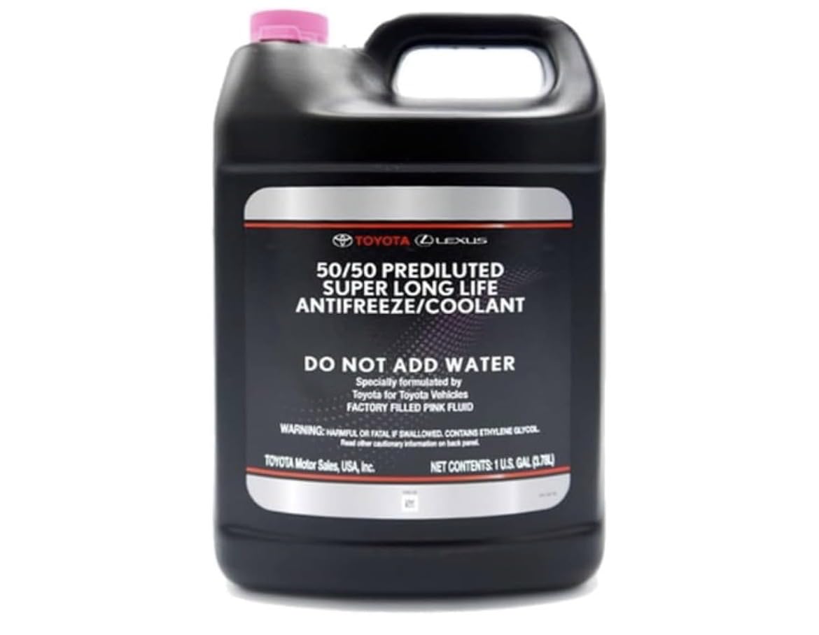Toyota Genuine Super Long Life Coolant SLLC2 (Pink), 50/50 Pre-Diluted, 1 Gallon
