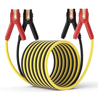 AutoChat 0 Gauge 30 Feet 1000 Amp Heavy Duty Jumper Cables