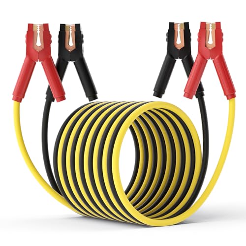 AutoChat 0 Gauge 30 Feet 1000 Amp Heavy Duty Jumper Cables