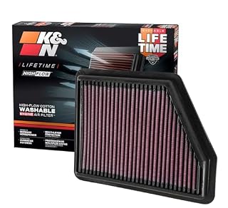 K&N 33-5045 High-Flow Original Lifetime Engine Air Filter