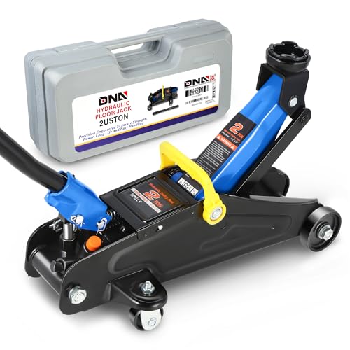 DNA Motoring TOOLS-00474 Low Profile Hydraulic Trolley Floor Jack, 2 Ton