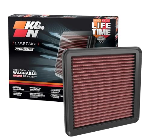 K&N 33-5120 High-Flow Washable Engine Air Filter
