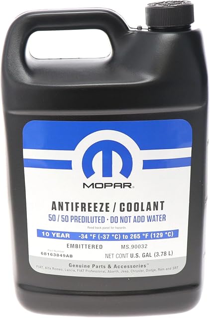 Mopar OAT 10 Year/150,000 Mile Coolant 50/50 Premixed