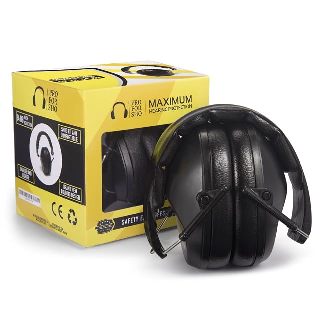 Pro For Sho 34dB NRR Hearing Protection Ear Muffs