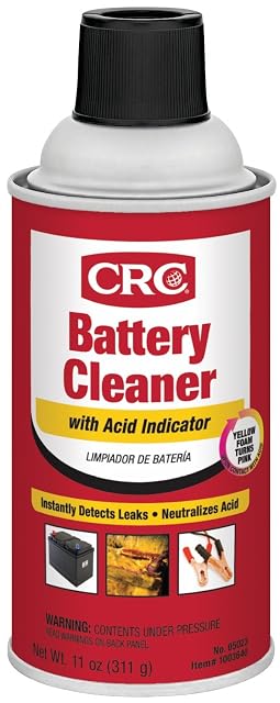CRC Battery Cleaner with Acid Indicator (11 oz)