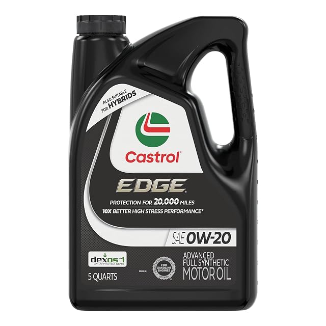 Castrol EDGE Advanced Full Synthetic Motor Oil 0W-20