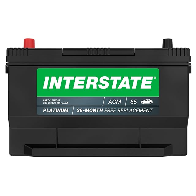 Interstate Batteries MTX-65 Pure Lead AGM Group 65 Battery