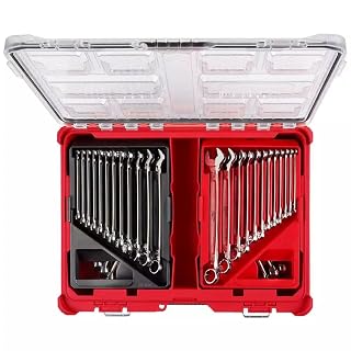 Milwaukee 48-22-9485 30-Piece Metric & SAE Combination Wrench Set with PACKOUT Organizer