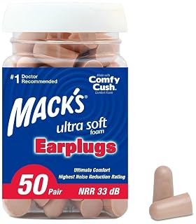Mack's Ultra Soft Foam Earplugs (50-Pair Jar)