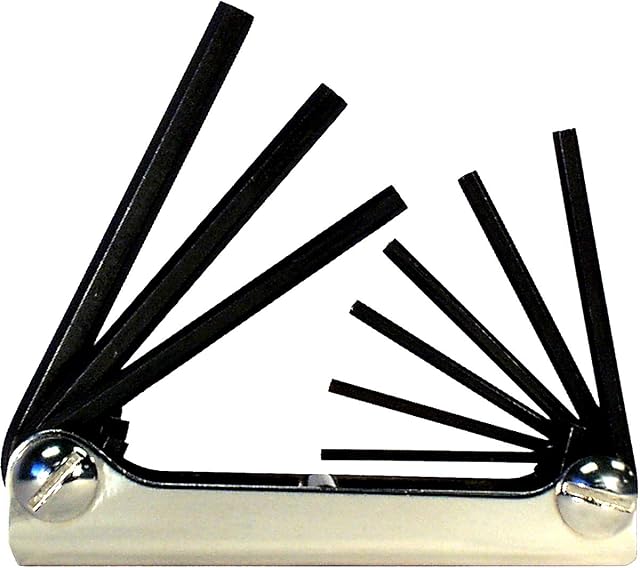 Eklind 20912 Steel Handle Fold-up Hex Key Set