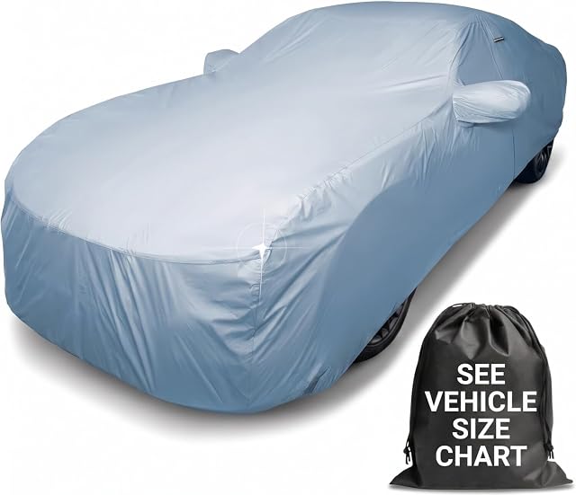iCarCover 15-Layer Premium Car Cover (C10 Sedan & Coupe, Sky Gray)