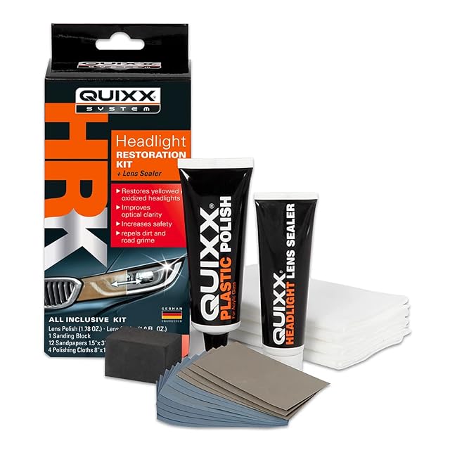 QUIXX 00084-US Headlight Restoration Kit and Lens Sealer