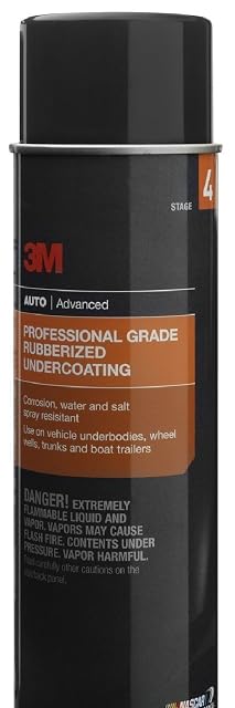 3M Professional Grade Rubberized Undercoating (16 oz, Pack of 12)