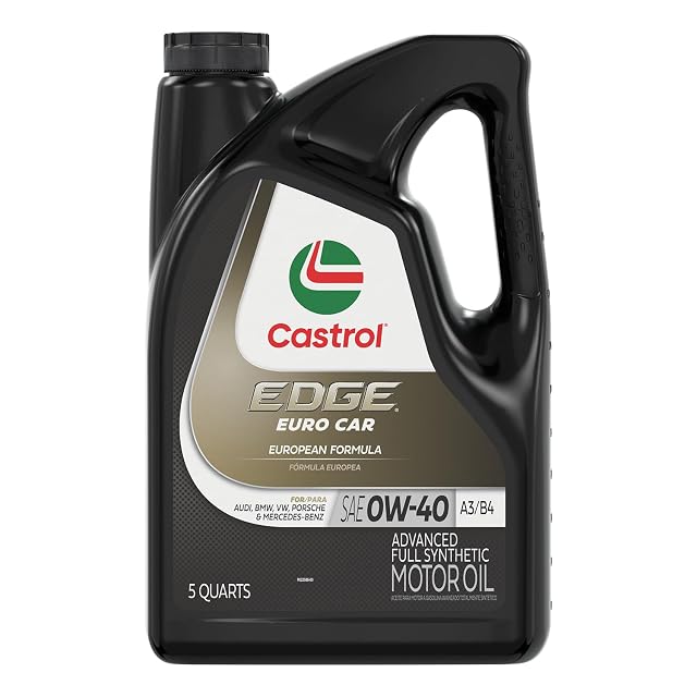 Castrol EDGE Euro 0W-40 A3/B4 Advanced Full Synthetic Motor Oil