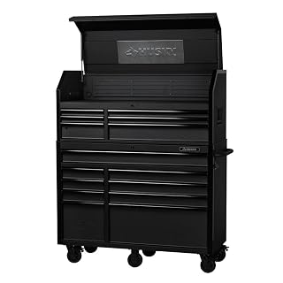 Husky 52 in. 15-Drawer Industrial Tool Chest and Cabinet Combo