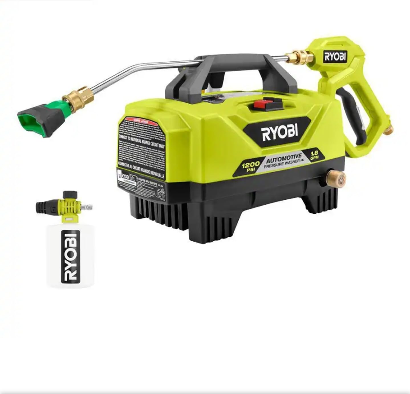 RYOBI RY14AM12 Automotive High Flow Pressure Washer