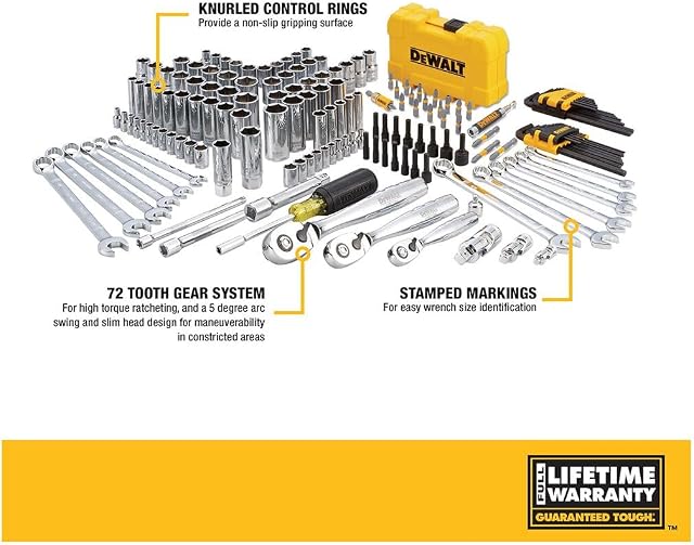 DEWALT DWMT73803 168-Piece Mechanics Tool Set